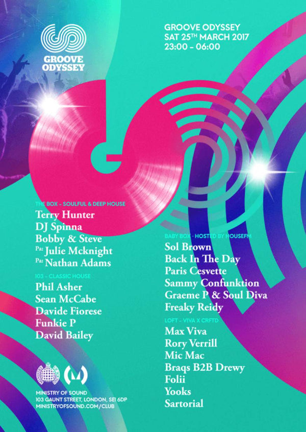 GROOVE ODYSSEY: TERRY HUNTER, DJ SPINNA & JULIE MCKNIGHT