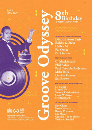 GROOVE ODYSSEY 8TH BIRTHDAY WITH DIMITRI FROM PARIS