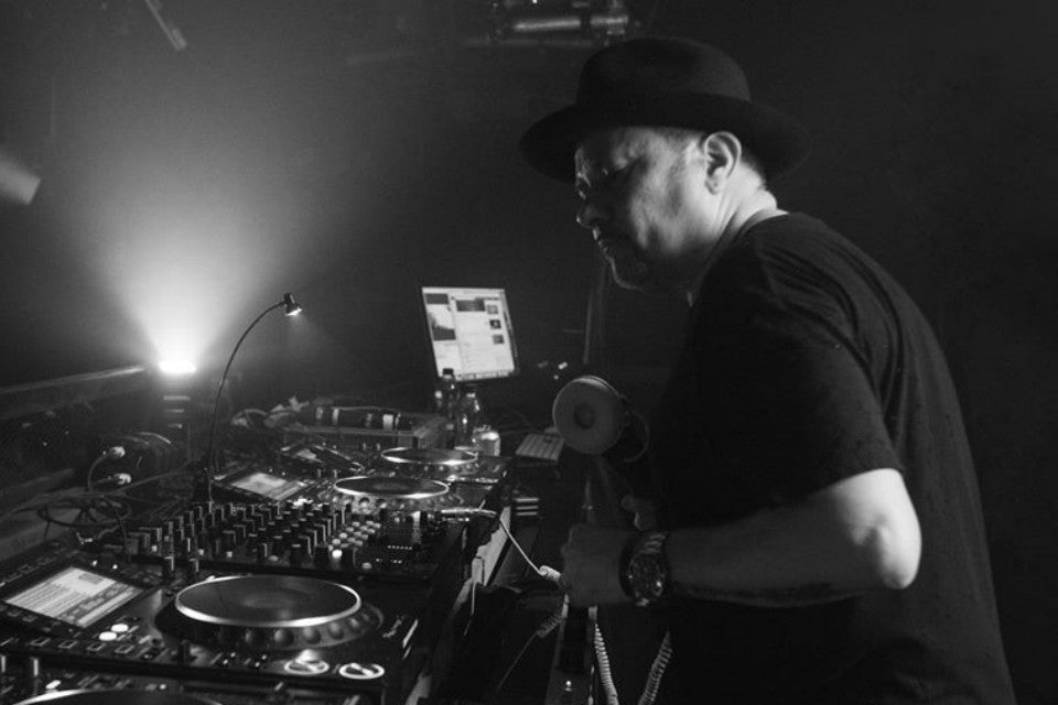 Louie Vega performing live in the box at London's Ministry of Sound for a Groove Odyssey Records party in 2018
