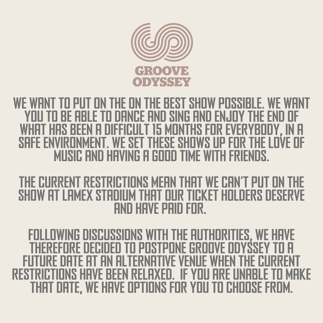 Unfortunately, our event at Nufuture/ Lamex Stadium had to be postponed