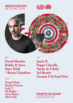 GROOVE ODYSSEY X DAVID MORALES END OF YEAR PARTY